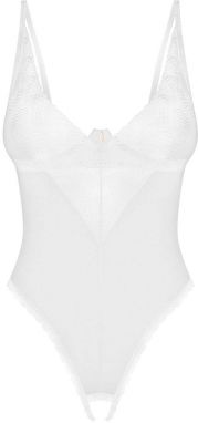 Biele crotchless body Alissium