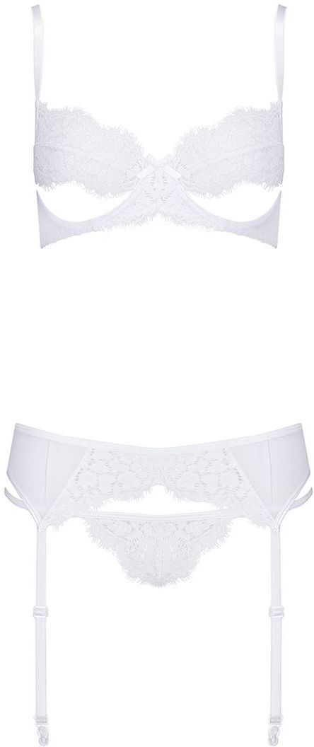 Biely čipkovaný set Silentia