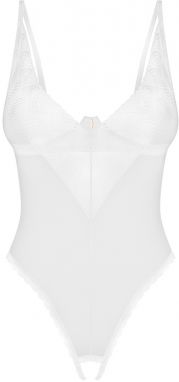 Biele crotchless body Alissium