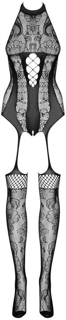 Čierne bodystockings F240