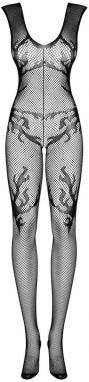 Čierne bodystockings F241
