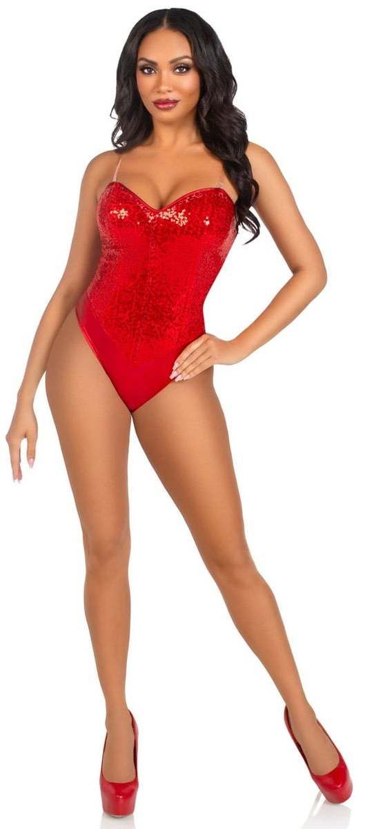 Červené sexi body 2786