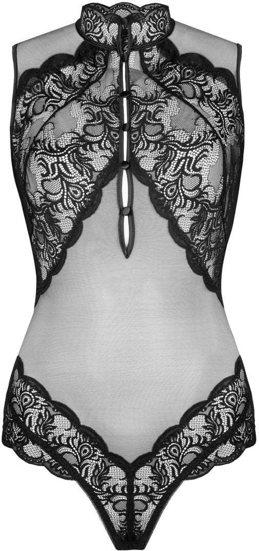 Čierne čipkované body Sagen