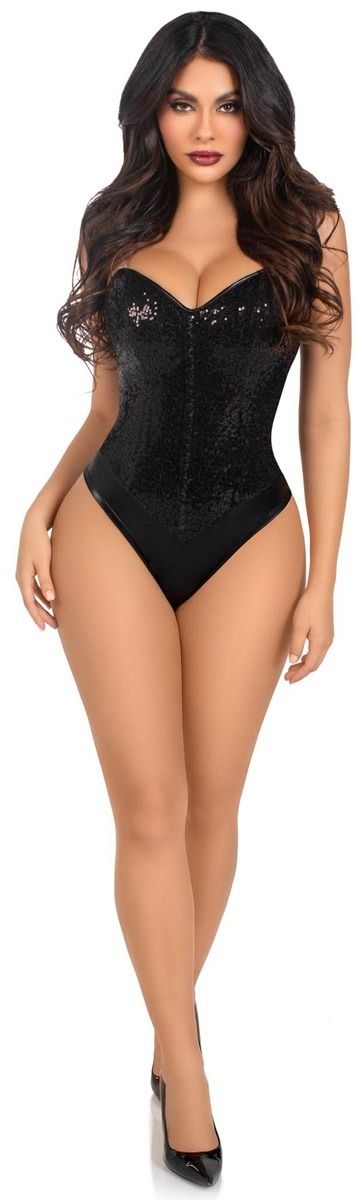 Čierne sexi body 2786