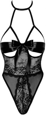 Čierne čipkované body KISS246