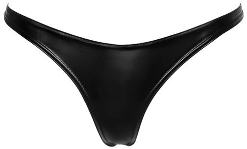 Čierne tango nohavičky P010