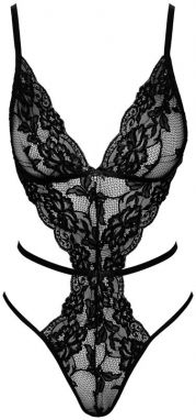 Čierne čipkované body KISS241