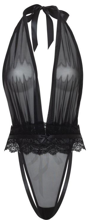 Čierne crotchless body Maylah