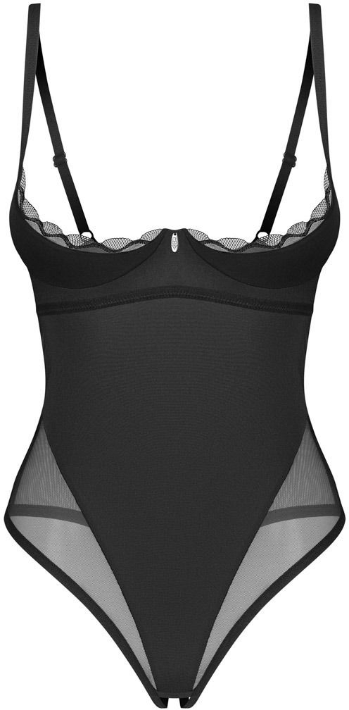 Čierne crotchless body Stelisa