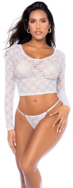 Biely dvojdielny set 8918