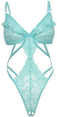 Tyrkysové open-bra body Hannah