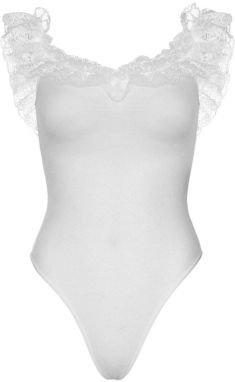 Biele body s čipkou 89269