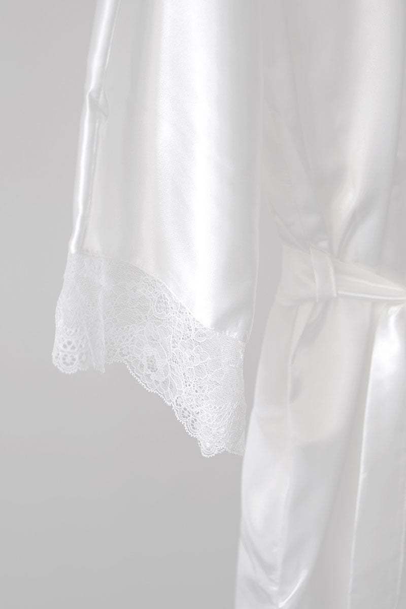Svadobný smotanový župan Gina Wedding