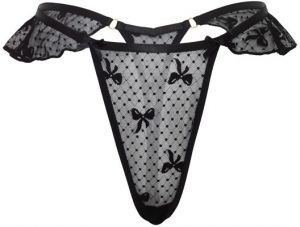 Čierne tango nohavičky Brooke