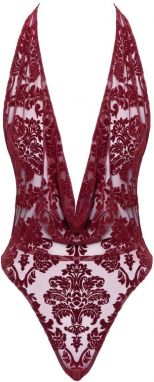 Bordové čipkované body Kink Royal