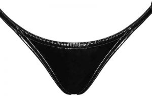 Čierne odopínacie tango nohavičky Dominae