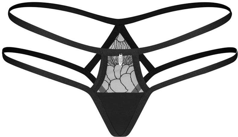 Čierne tango nohavičky Arrowel