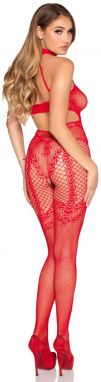 Červené bodystockings Heart 89336