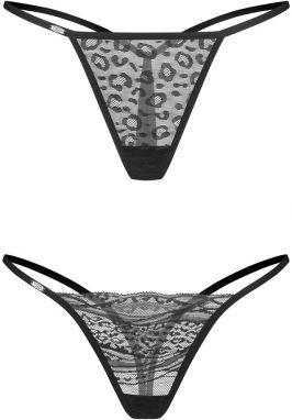 Čierne tango nohavičky Clara - dvojbalenie