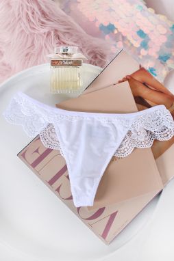 Biele tangá New Wave Thong