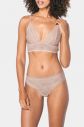 Staroružová nevystužená podprsenka Zero Lace Bralette galéria
