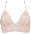 Staroružová nevystužená podprsenka Zero Lace Bralette galéria
