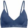 Tmavomodrá športová podprsenka Seasonal Solid Triangle Bra galéria