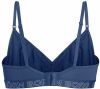 Tmavomodrá športová podprsenka Seasonal Solid Triangle Bra galéria