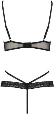 Čierno-červený čipkovaný set Femmina Bikini galéria