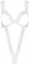 Biele open-bra body Kyouka galéria