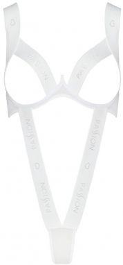 Biele open-bra body Kyouka galéria