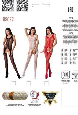 Červené bodystockings BS072 galéria