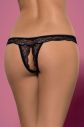 Čierne crotchless tangá Miamor galéria