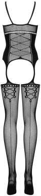 Čierne bodystocking G314 galéria