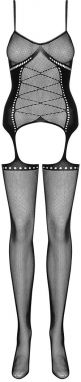 Čierne bodystocking G314 galéria