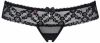 Čierne crotchless tangá 837 galéria
