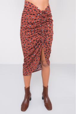 BSL Brown asymmetrical skirt