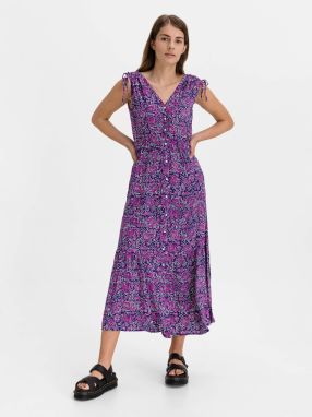 GAP Dress ruched shldr m navy uniform m - Women's
