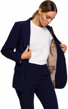 Made Of Emotion Woman's Jacket M602 Navy Blue