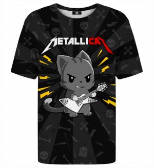 Dámske tričko Mr. GUGU & Miss GO Metallicat