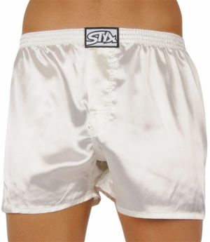 Men's shorts Styx classic rubber satin white (C1061)