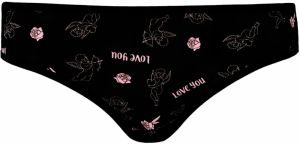 Dámske nohavičky Frogies Black Pink Rose