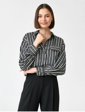 Koton Striped Long Sleeve Shirt