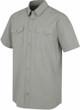 Men's short sleeve shirt HUSKY Grimy M light grey
