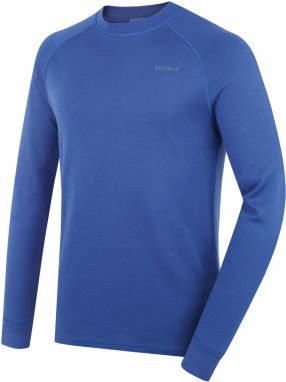 Men's merino sweatshirt HUSKY Aron M blue