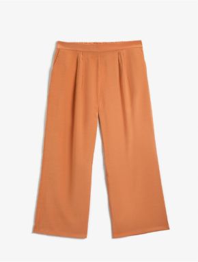 Koton Pleated Wide Leg Trousers