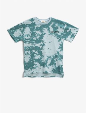 Koton Printed T-Shirt Short Sleeved Crew Neck Cotton