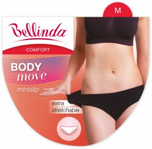 Bellinda 
BODY MOVE MINISLIP - Extrémne pružné dámske nohavičky - čierna