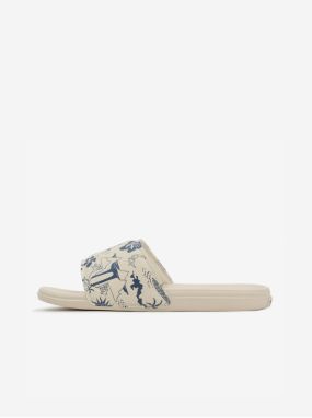 Beige Women's Patterned Slippers VANS La Costa - Women