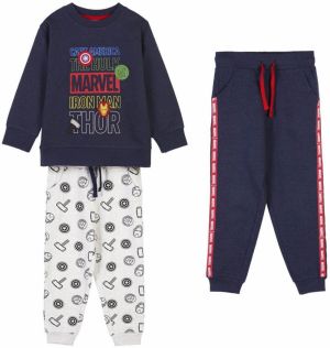 TRACKSUIT COTTON BRUSHED 3 PIECES MARVEL